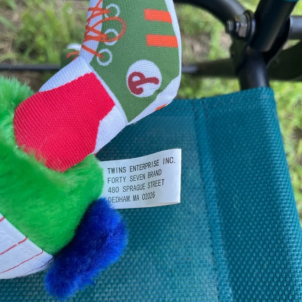 Phillies Phanatic Plush Mascot in Bright Green
